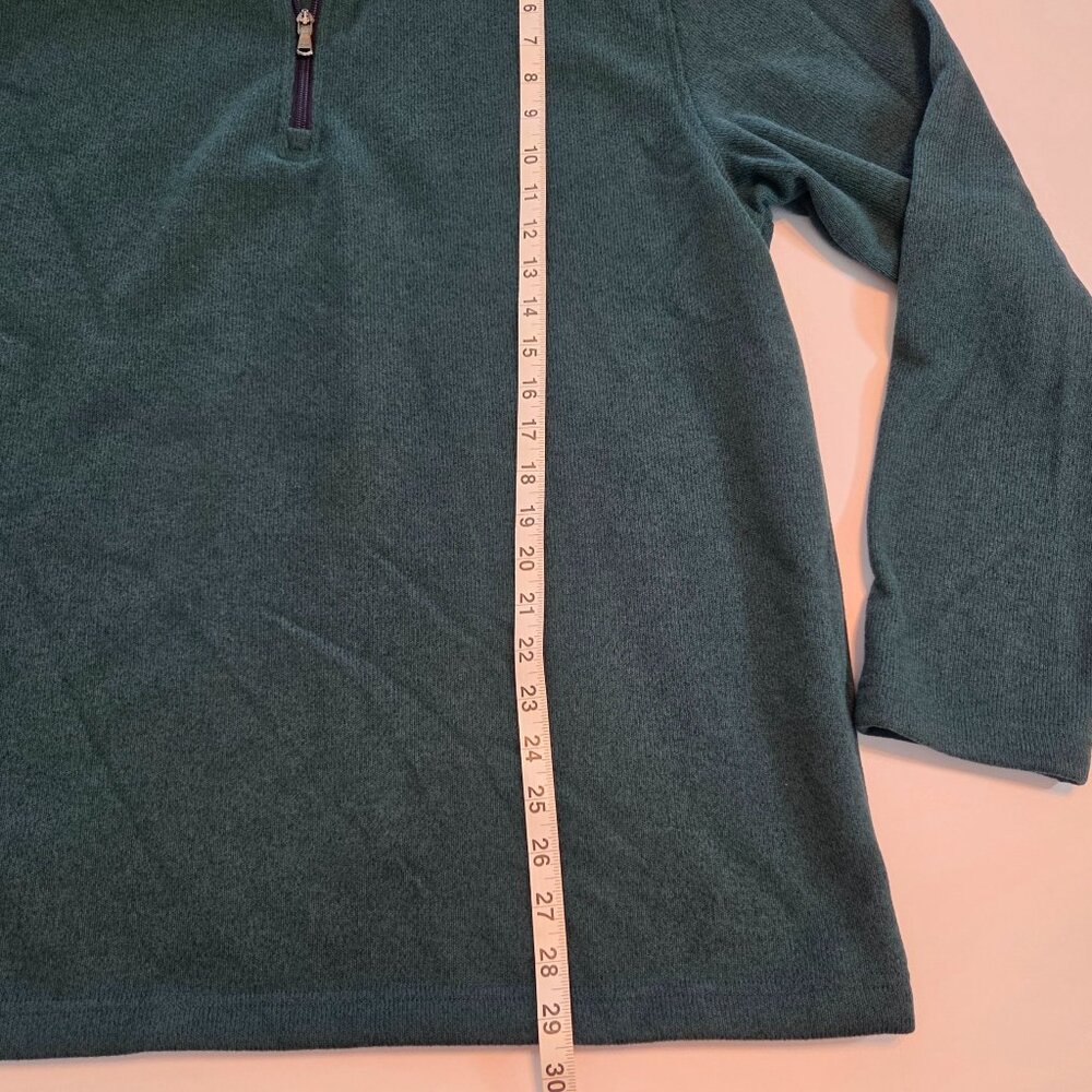 IZOD Advantage Performance 1/4-Zip Men's Pullover, Deep Teal Green, Worn Once - Picture 7 of 9